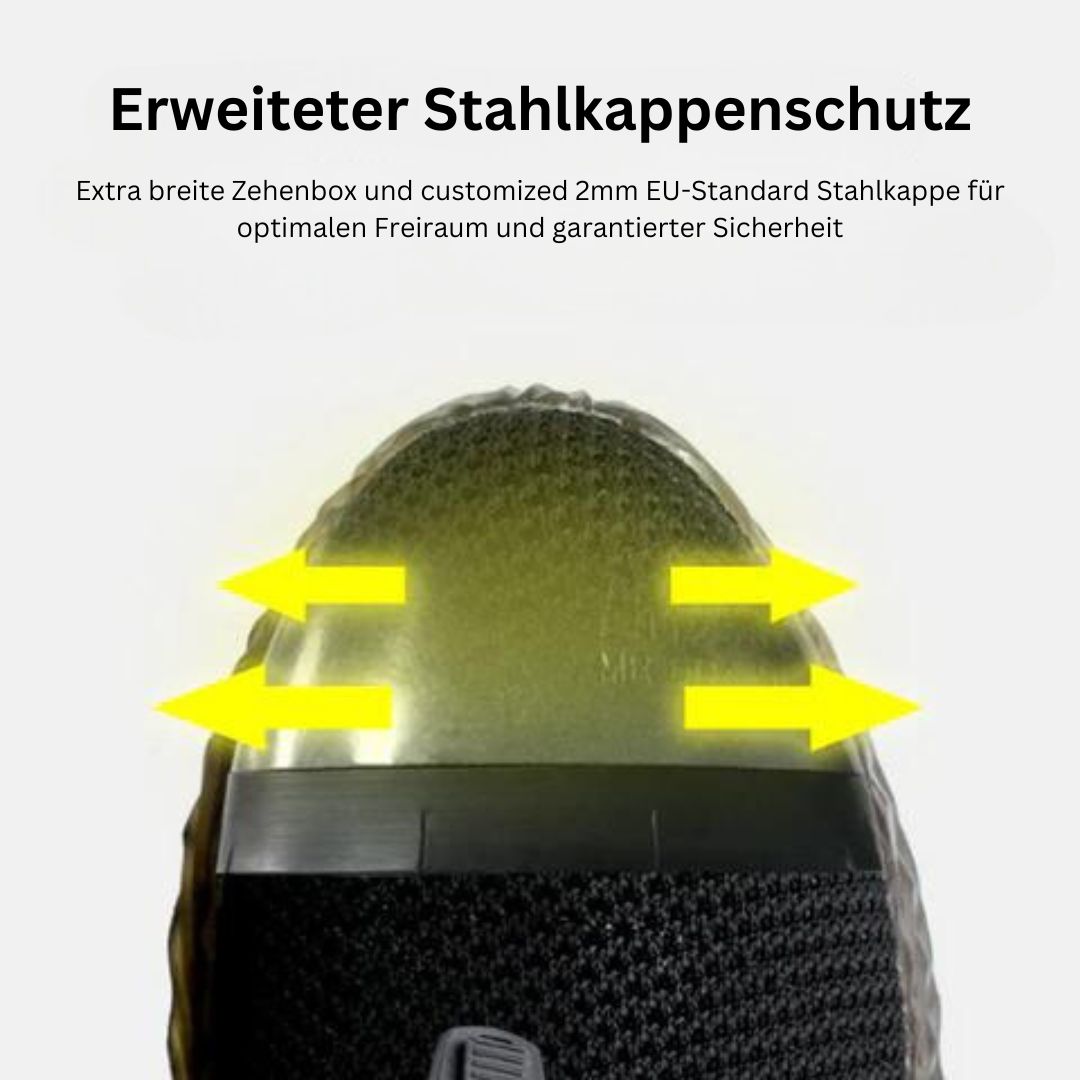 Lichtgewicht EN ISO veiligheidsschoenen, schokbestendig, nagelbestendig, trendy mesh-design, van Kevlar, slechts 400g, voor werk en vrije tijd.