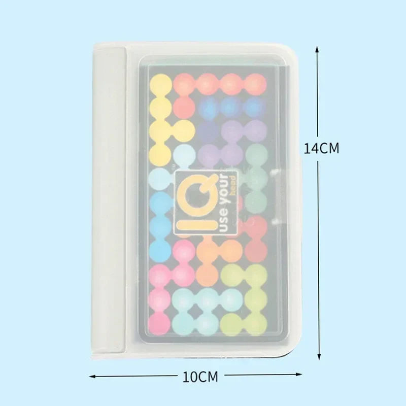 Heldere 3D puzzel bordspel met piramidedesign, 120 uitdagingen voor cognitieve ontwikkeling en leerplezier voor kinderen.