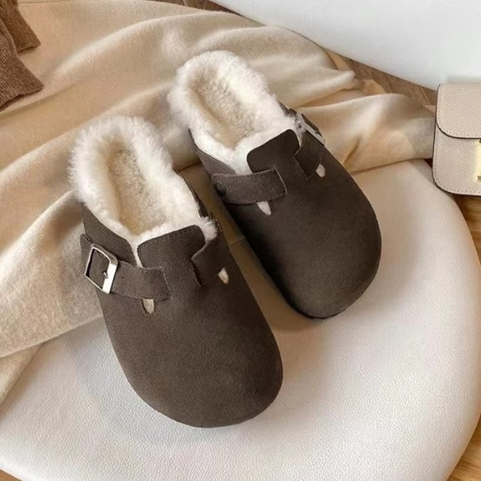 Boston sandalen met speciale textuur in koffiekleur, voor een unieke en verfijnde uitstraling.
