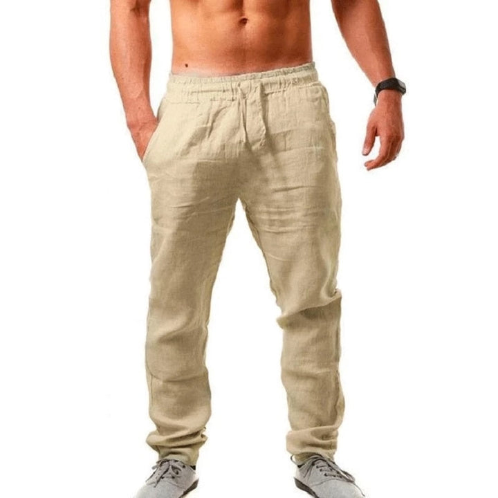 Stijlvolle heren zomerbroek, comfortabel voor dagelijks gebruik. Ideaal voor een chique look.
