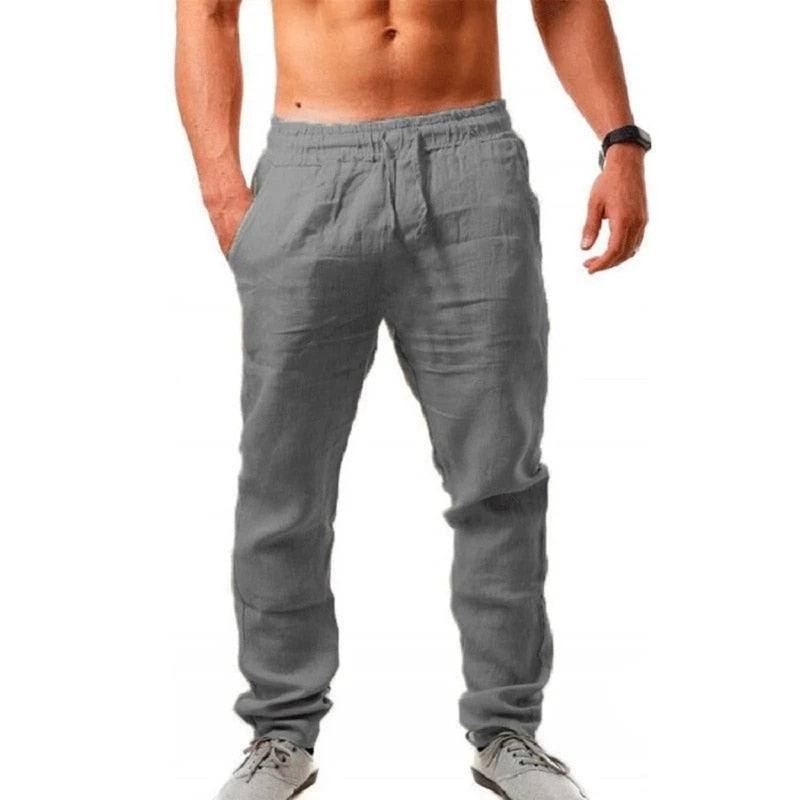 Comfortabele herenbroek voor de zomer, lichtgewicht en ademend. Een must-have voor elke man.