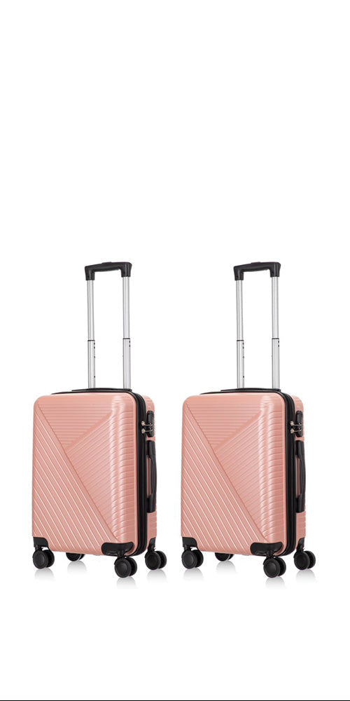 Lichtgewicht hardcase kofferset Santorini (2-delig) met TSA slot voor zorgeloos reizen.