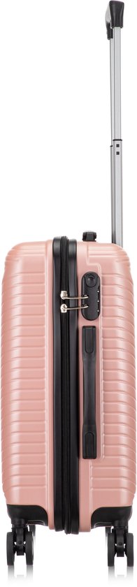 Unisex 2-delige hardcase kofferset Santorini; perfecte combinatie van reiskoffer en handbagage.
