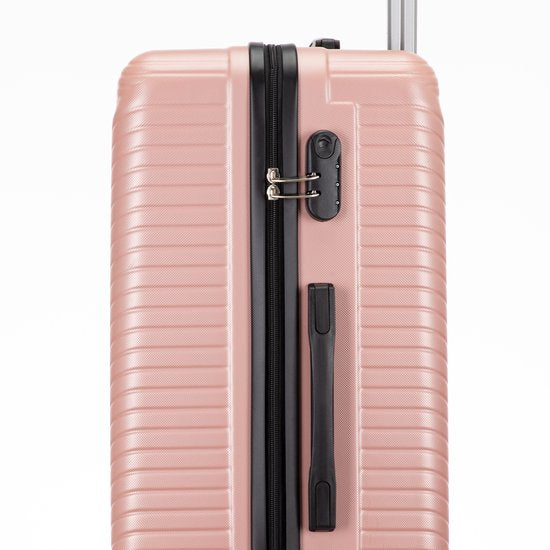Ideale Santorini reisset: 2-delige lichtgewicht hardcase koffers met TSA slot voor al je reizen.