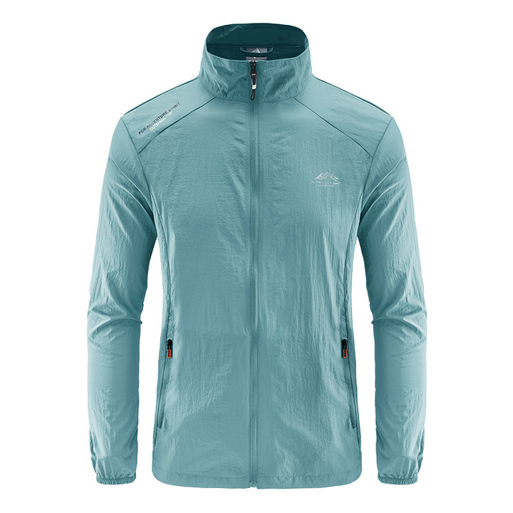 Lichtgewicht heren windbreaker jas, winddicht en waterafstotend, ideaal voor zomerse buitenactiviteiten en dagelijks gebruik.