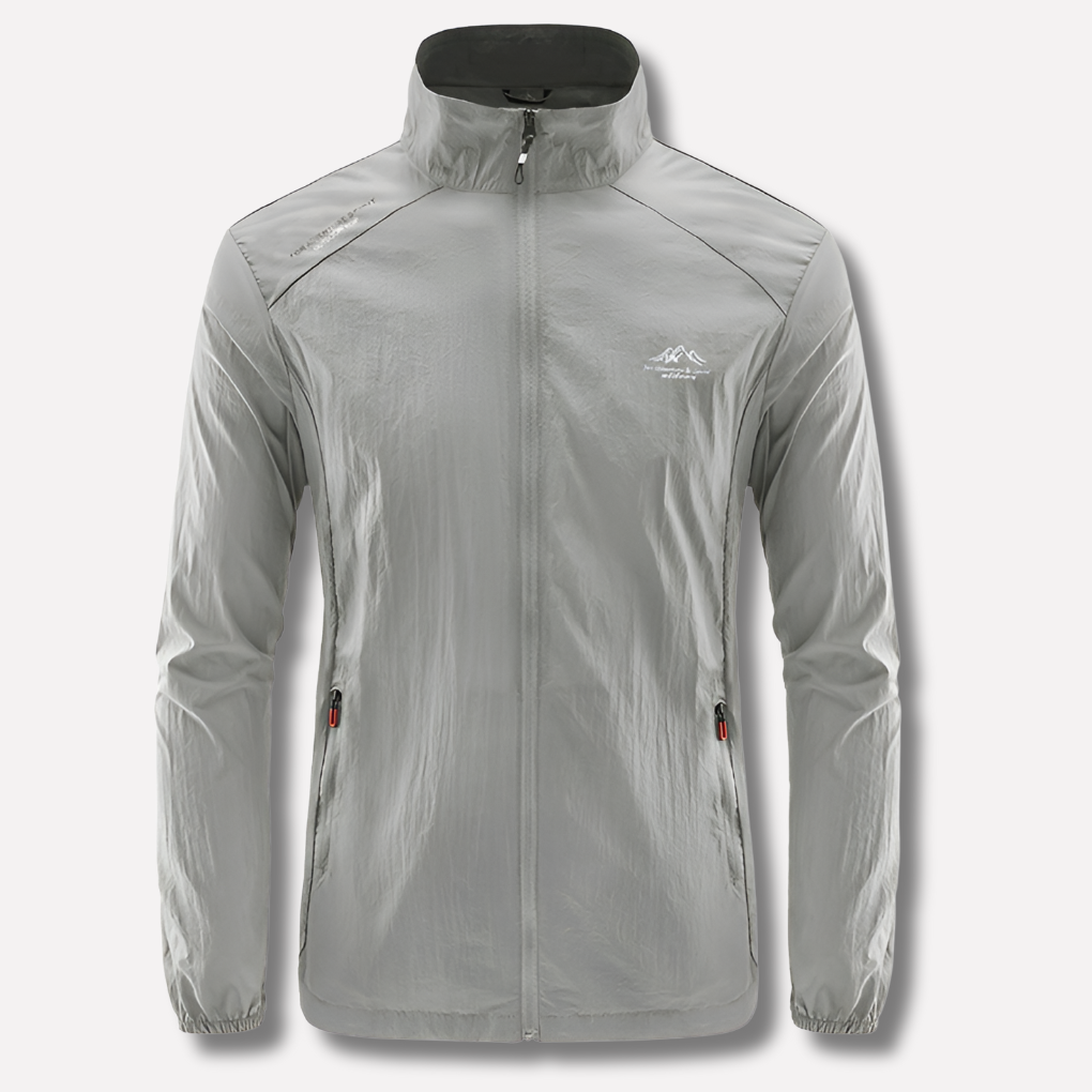 Comfortabele en modieuze casual heren windbreaker, perfect voor sportief of dagelijks gebruik en bescherming tegen weer.