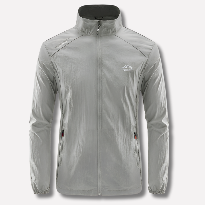 Comfortabele en modieuze casual heren windbreaker, perfect voor sportief of dagelijks gebruik en bescherming tegen weer.
