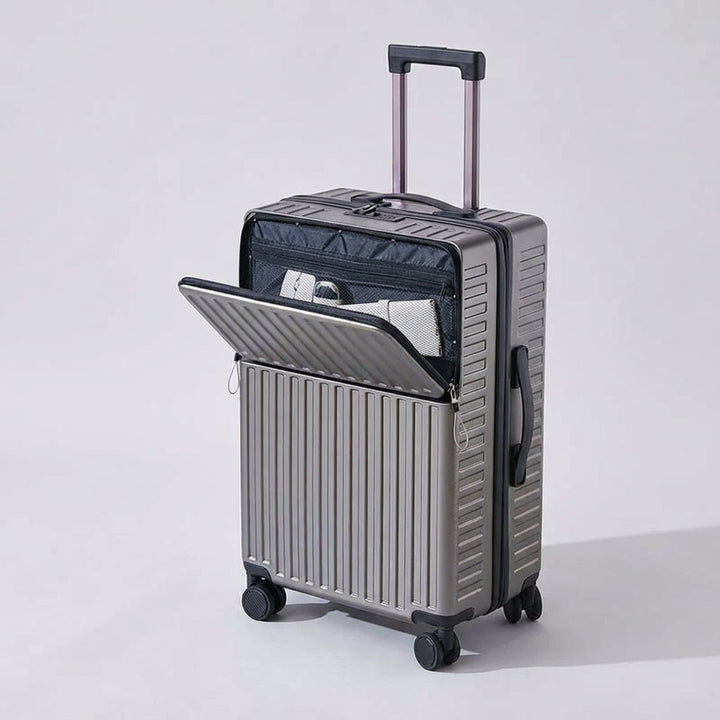 Compacte lichtgewicht zakelijke spinner koffer van Travelift, perfect voor korte trips.