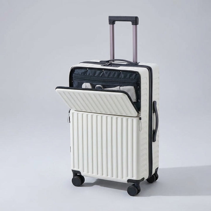Hoogwaardige Travelift spinner trolley met handig voorvak, perfecte lichtgewicht reisbagage.