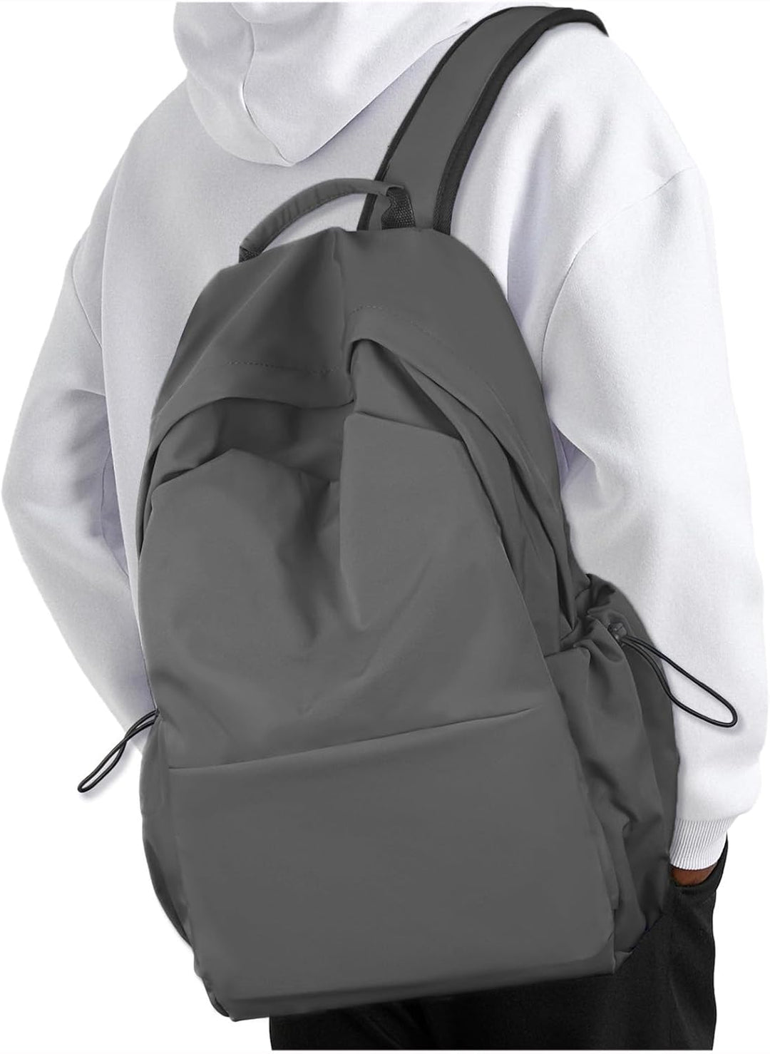 Lichtgewicht unisex laptop rugzak in blauw, waterbestendig; ideaal voor werk, studie, pendelen.