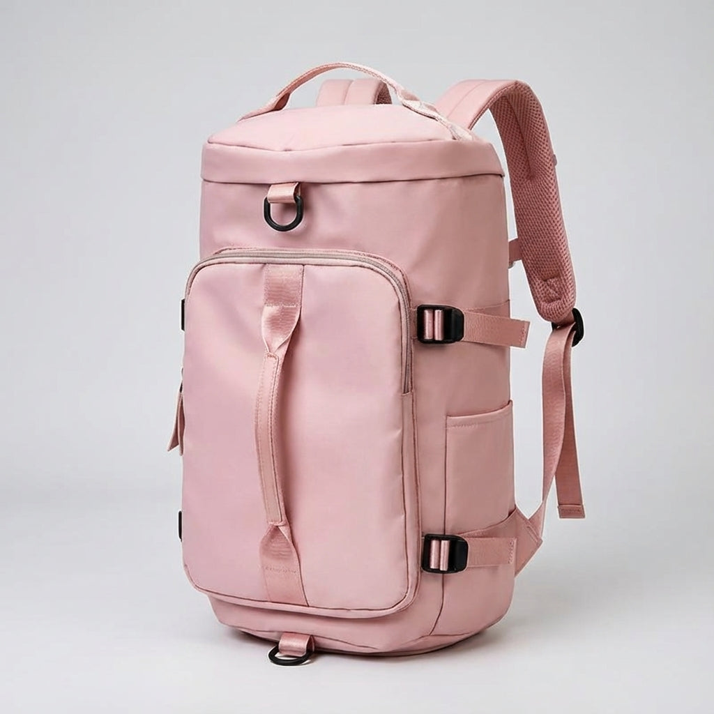 Voyagrin reistas met externe vakken. Gemakkelijke toegang tot essentiële items, perfect voor georganiseerd reizen.