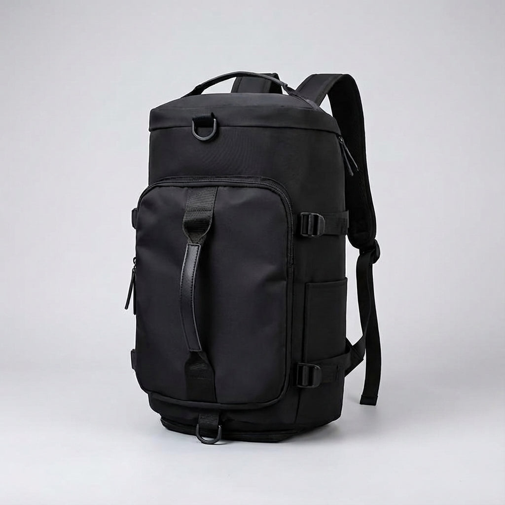 Ergonomische Voyagrin reistas als rugzak. Comfortabel en lichtgewicht, ideaal voor lange wandelingen en citytrips.