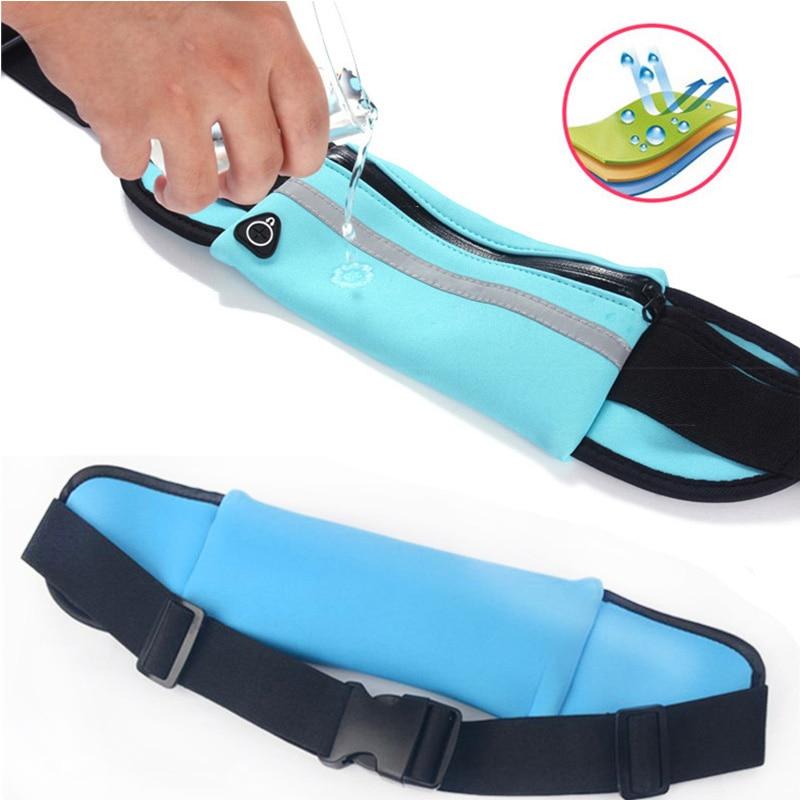 Compacte waterdichte heuptas met verstelbare riem, ideaal voor fitness, hardlopen en andere sport accessoires.