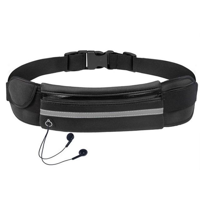 Outdoor waterdichte heuptas, lichtgewicht en compact. Unisex design, perfect voor wandelen, fietsen en reizen.