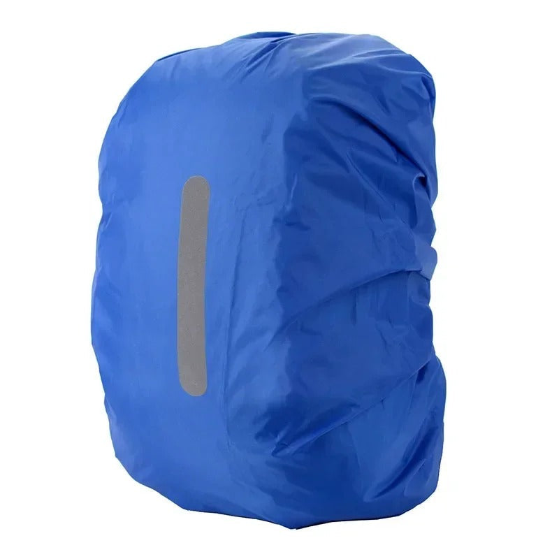 Houd je spullen droog met deze reflecterende, waterdichte regenhoes voor je rugzak. Lichtgewicht en betrouwbaar.