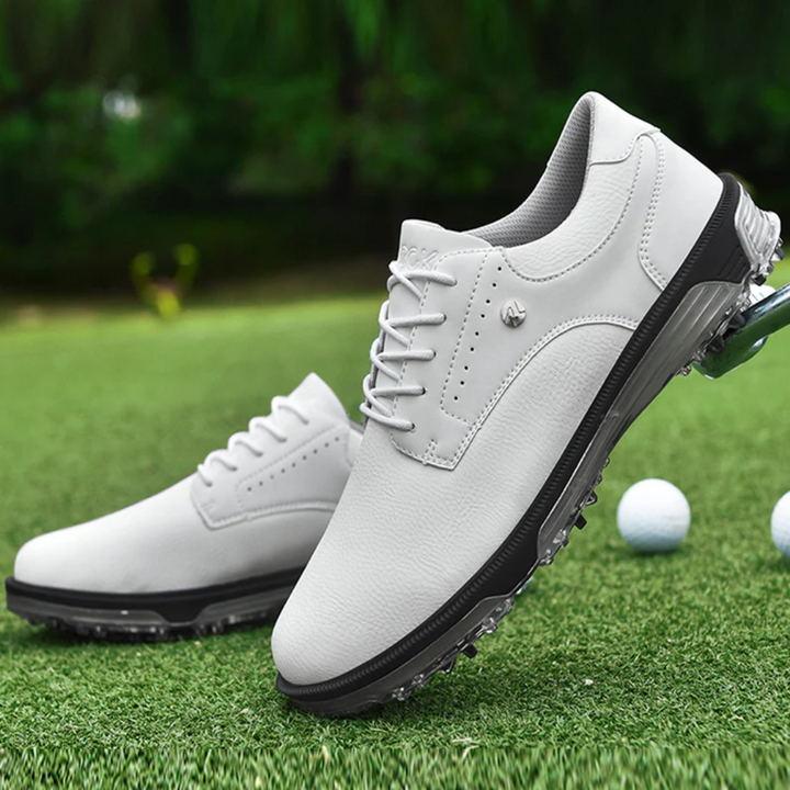 Limited Edition Elston heren golfschoenen met superieure grip en waterdichte bescherming voor optimale prestaties op de golfbaan.
