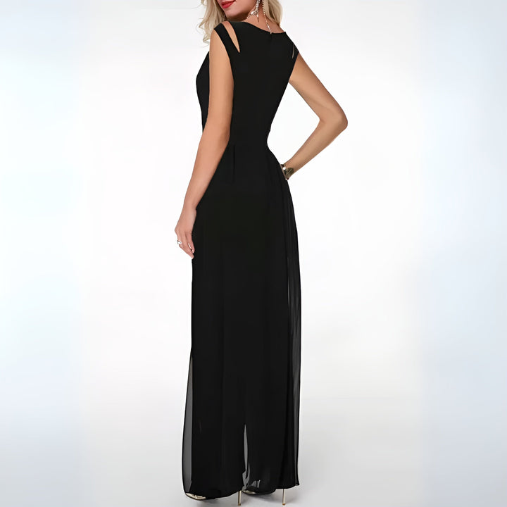 Volledige lengte Linan jumpsuit, kenmerken van comfort en stijl.