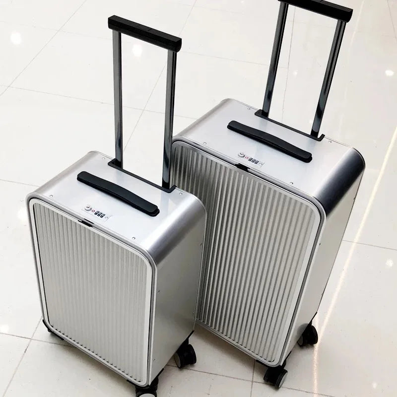 Luxe aluminium hardshell koffer Valparaíso voor stijlvol en duurzaam reizen.