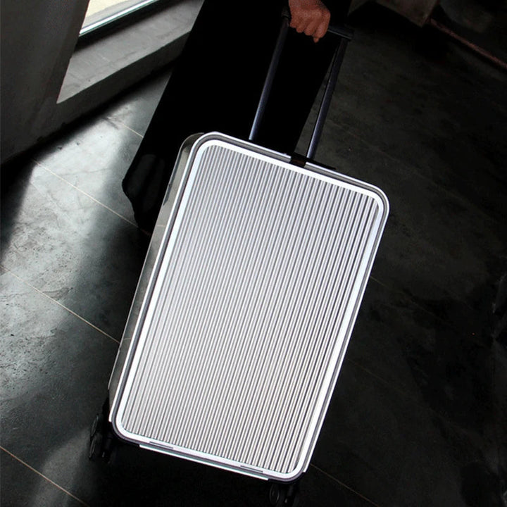 Compacte aluminium handbagage koffer Valparaíso, ideaal voor luxe en korte reizen.