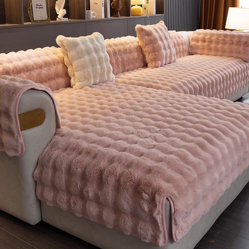 Wasbare textiel bankhoes, beschermt sofa tegen slijtage en huisdieren. Essentieel voor interieur.