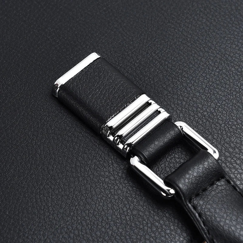 Interieur van Portaro's luxe heren laptoptas met overzichtelijke vakken voor 14/15 inch laptop en accessoires.