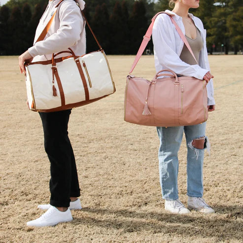 Compacte Isabelle weekendtas voor dames, ideaal als handbagage met kreukvrije indeling.
