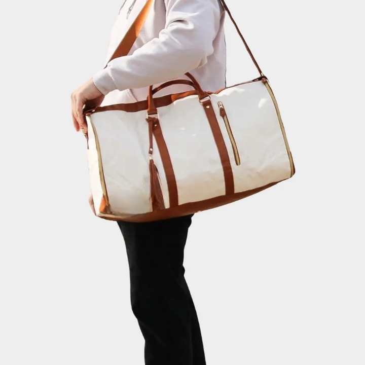 De Isabelle compacte dames reistas van luxe veganleer, ideale reisorganizer voor handbagage.