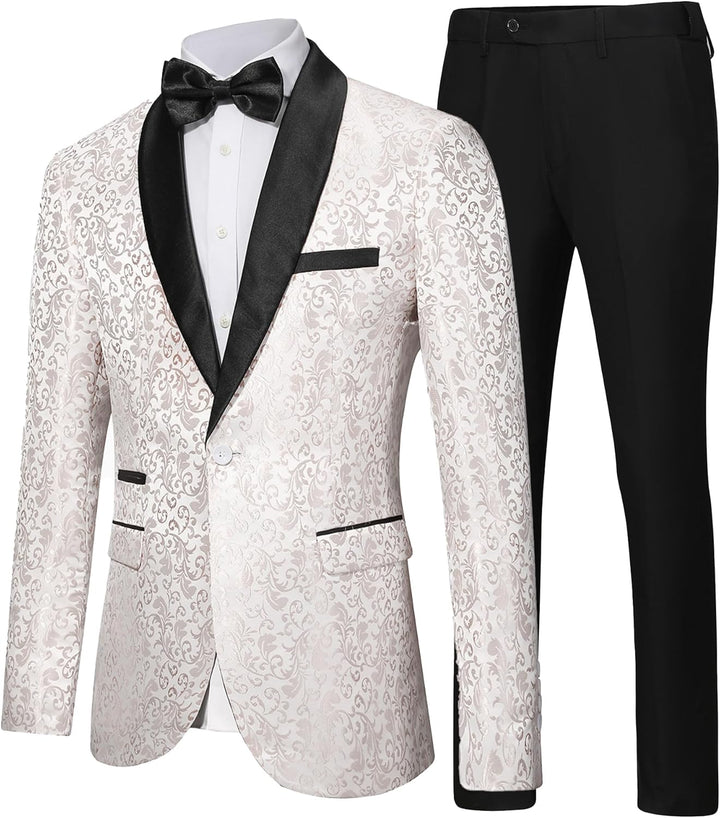 Strakke lijn van de broek van de heren smoking 'Leon', perfect voor formele events.