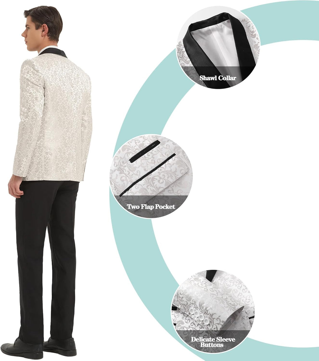 De smoking 'Leon' als symbool van elegantie voor bruiloften en black-tie evenementen.