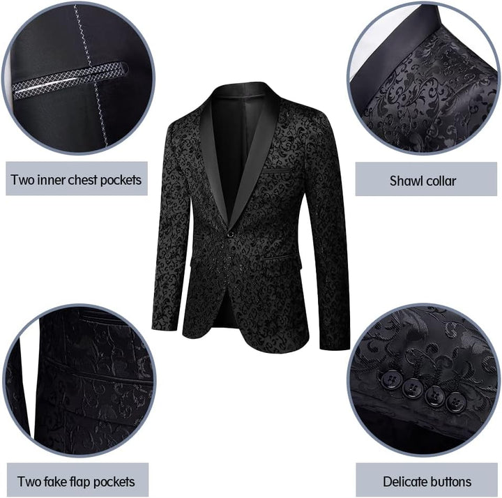De smoking set 'Leon' voor heren, perfect voor zowel traditionele als moderne feesten.