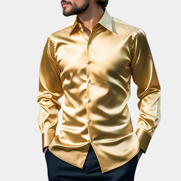 Luxe Hoymans slim fit herenoverhemd in stijlvol design, perfect voor formele en zakelijke gelegenheden.