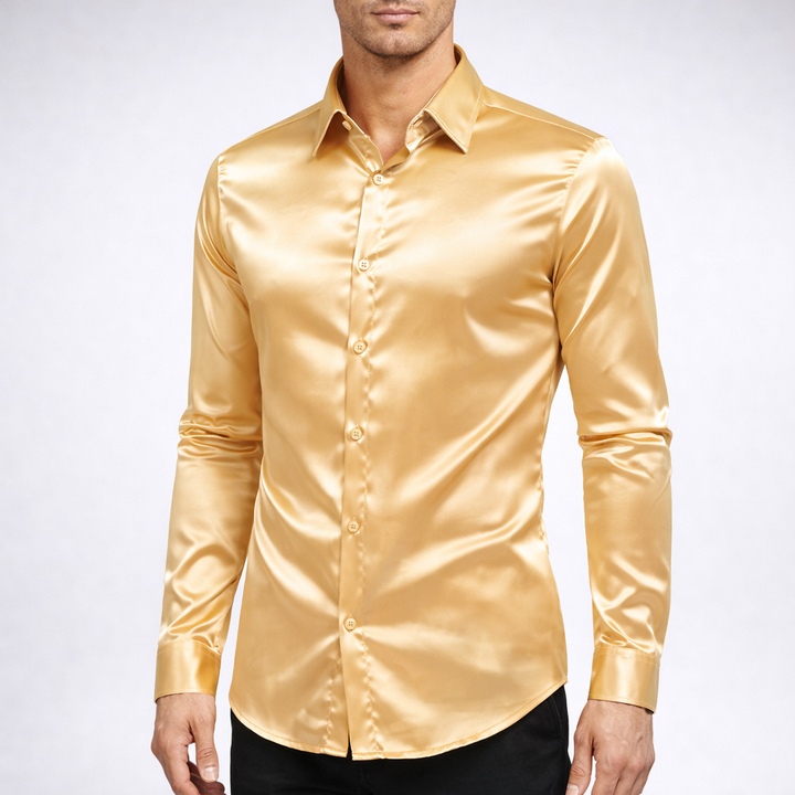 Elegant Hoymans herenoverhemd, slim fit, ideaal voor een stijlvolle casual chic look of zakelijke bijeenkomsten.