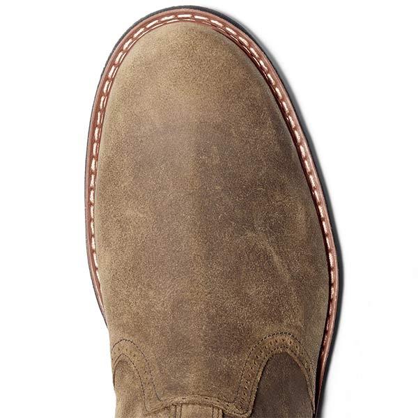 Comfortabele heren Chelsea boots James, verkrijgbaar in zwart en khaki. Luxe en stijlvolle herenschoenen.