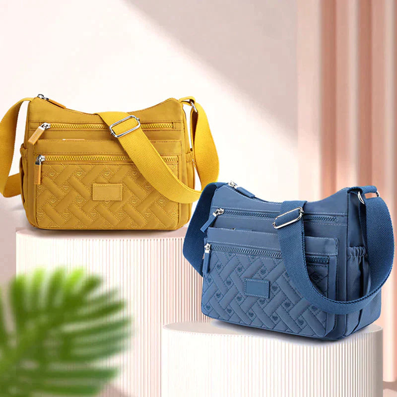 Luxe dames schoudertas in zwart met verstelbare riem, meerdere vakken, ideaal voor dagelijks gebruik en speciale gelegenheden.