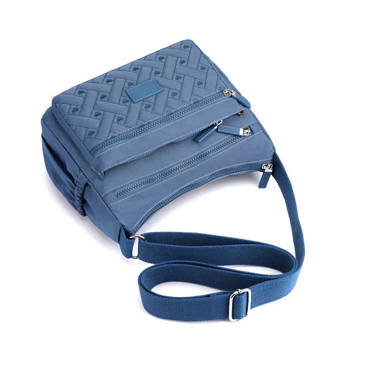 Luxe dames schoudertas in zwart met verstelbare riem, meerdere vakken, ideaal voor dagelijks gebruik en speciale gelegenheden.