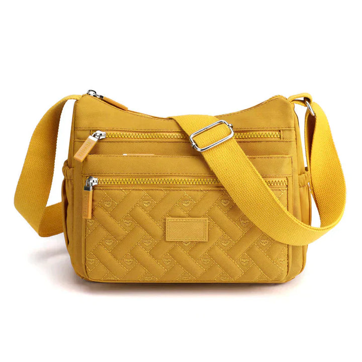 Luxe dames schoudertas in zwart met verstelbare riem, meerdere vakken, ideaal voor dagelijks gebruik en speciale gelegenheden.