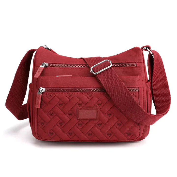 Luxe dames schoudertas in zwart met verstelbare riem, meerdere vakken, ideaal voor dagelijks gebruik en speciale gelegenheden.