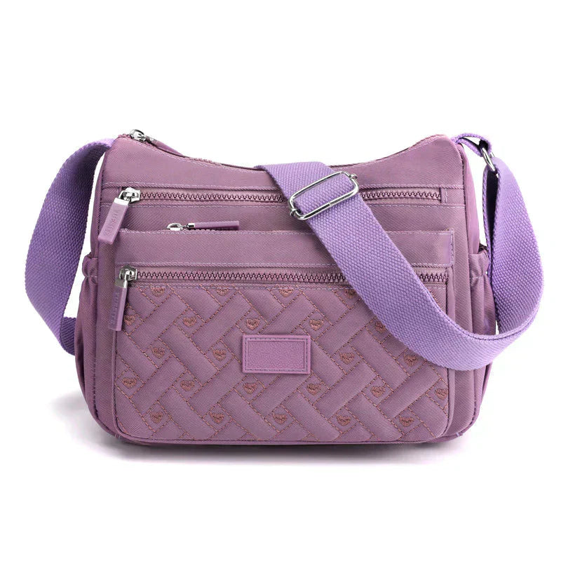 Luxe dames schoudertas in zwart met verstelbare riem, meerdere vakken, ideaal voor dagelijks gebruik en speciale gelegenheden.