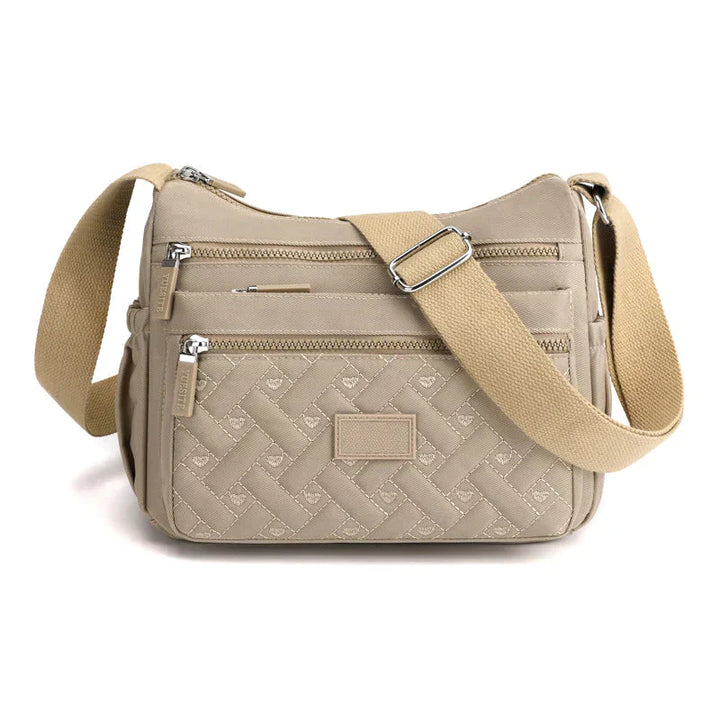 Luxe dames schoudertas in zwart met verstelbare riem, meerdere vakken, ideaal voor dagelijks gebruik en speciale gelegenheden.