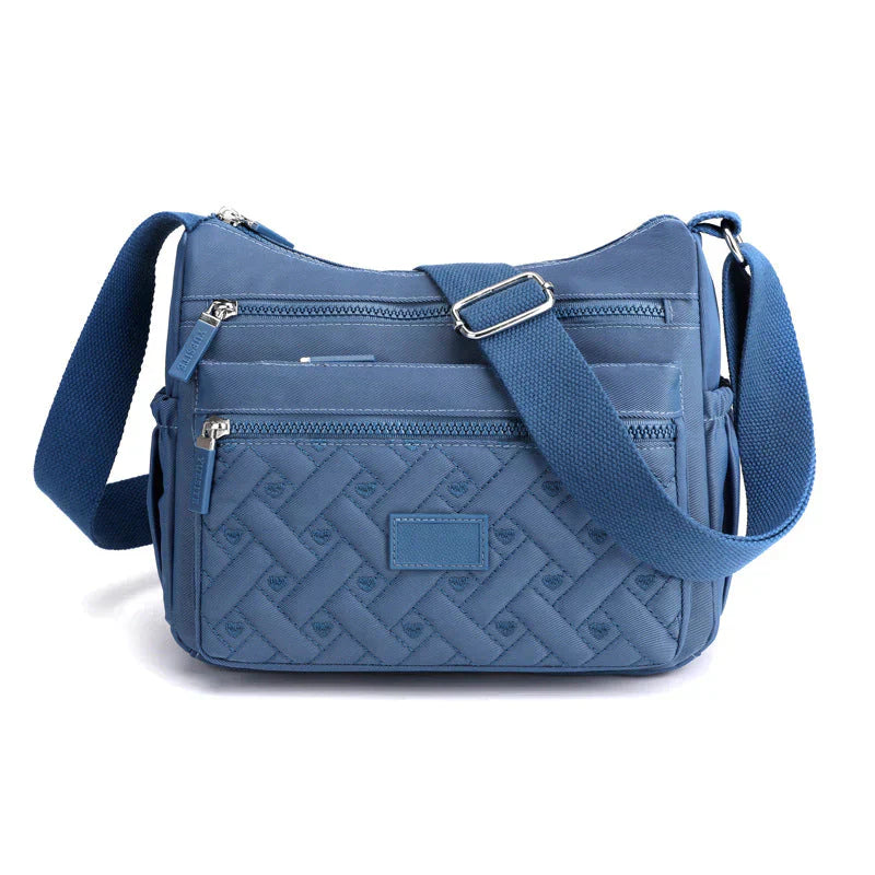 Luxe dames schoudertas in zwart met verstelbare riem, meerdere vakken, ideaal voor dagelijks gebruik en speciale gelegenheden.