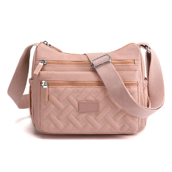 Luxe dames schoudertas in zwart met verstelbare riem, meerdere vakken, ideaal voor dagelijks gebruik en speciale gelegenheden.