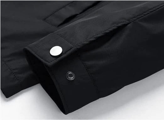 Luxe herenjas van ademend materiaal, elegant design, perfecte pasvorm, veelzijdig te combineren.