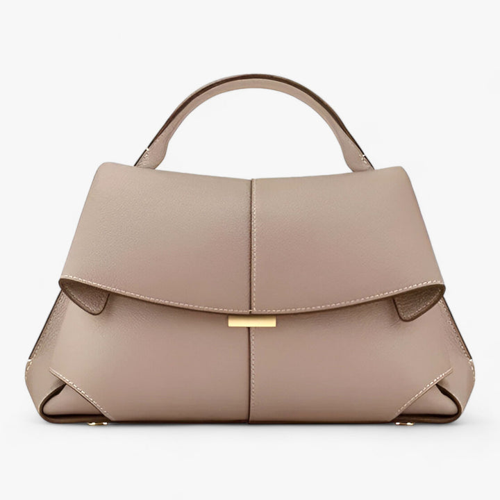 Luxe leren handtas voor dames, elegant frans geïnspireerd, ideaal voor dagelijks gebruik en speciale gelegenheden.