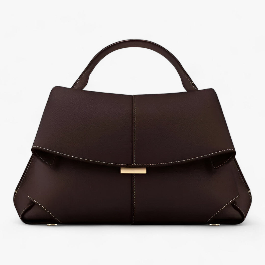 Luxe leren handtas voor dames, elegant frans geïnspireerd, ideaal voor dagelijks gebruik en speciale gelegenheden.