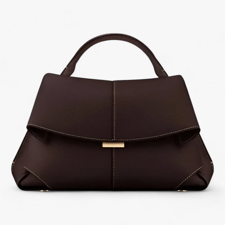 Luxe leren handtas voor dames, elegant frans geïnspireerd, ideaal voor dagelijks gebruik en speciale gelegenheden.