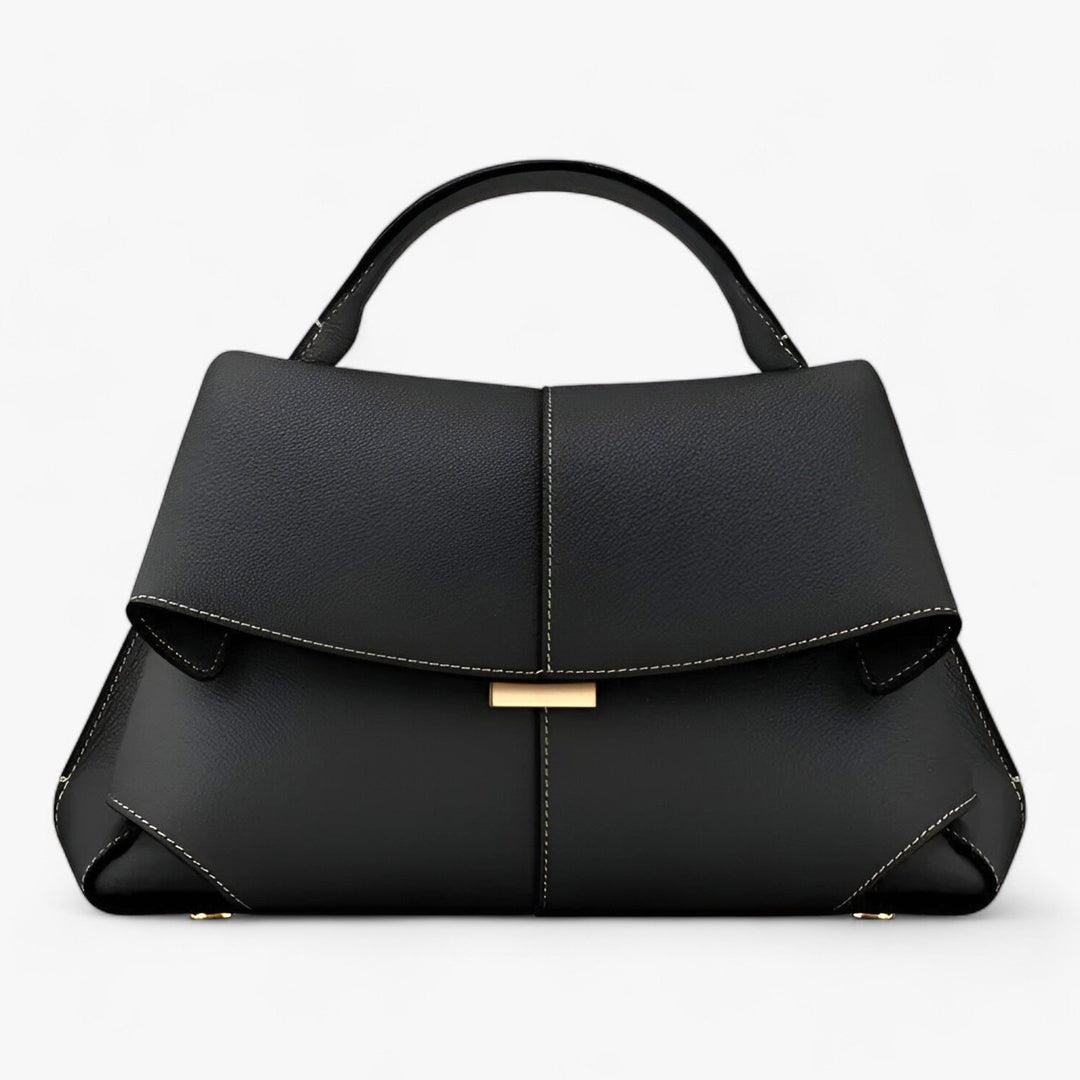 Luxe leren handtas voor dames, elegant frans geïnspireerd, ideaal voor dagelijks gebruik en speciale gelegenheden.