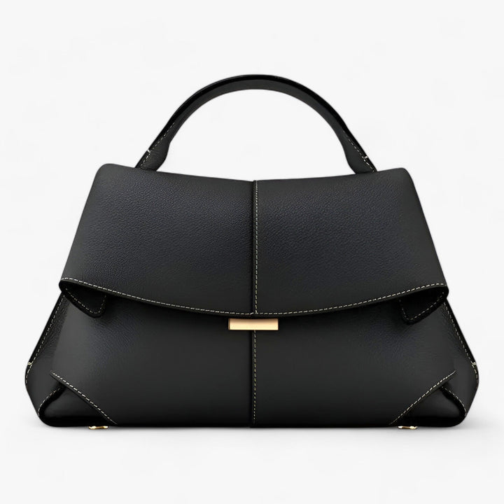 Luxe leren handtas voor dames, elegant frans geïnspireerd, ideaal voor dagelijks gebruik en speciale gelegenheden.
