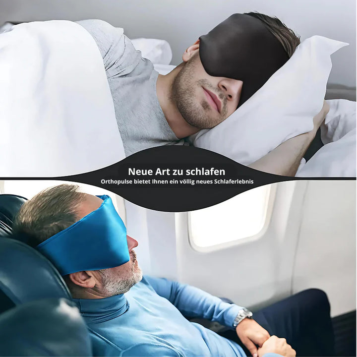 Zijden slaapmasker van moerbeizijde in zacht roze, delicate textuur, ideaal voor rustgevende, ongestoorde nachten.