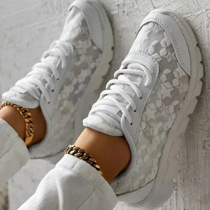 Luxe dames sneaker, orthopedisch, comfortabel, met ergonomisch design, van ademend mesh voor stijlvolle ondersteuning