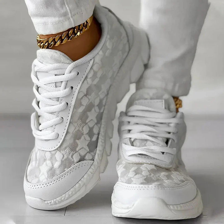 Luxe dames sneaker, orthopedisch, comfortabel, met ergonomisch design, van ademend mesh voor stijlvolle ondersteuning
